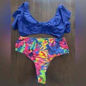 Vibrant Floral Bikini Set